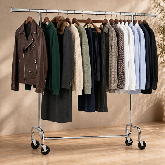 Kleiderständer, kleiderständer stabil, kleiderständer auf rollen, schwerlast kleidertänder, Tatkraft Didrik, kleiderständer kaufen