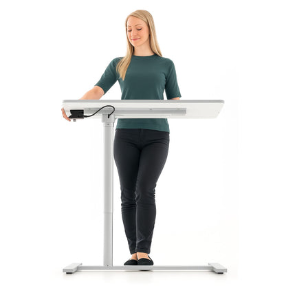 Laptoptisch, Laptoptisch Höhenverstellbar, Airlift, Laptoptisch Bett, Laptoptisch Sofa, mit Rollen, Tatkraft Relax