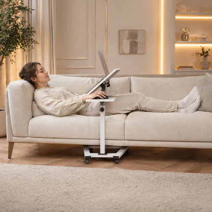 Laptoptisch, Laptoptisch Höhenverstellbar, Laptoptisch Bett, Laptoptisch Sofa, Laptop Table, mit Rollen, Tatkraft Like, in sofa