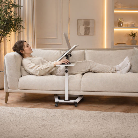 Laptoptisch, Laptoptisch Höhenverstellbar, Laptoptisch Bett, Laptoptisch Sofa, Laptop Table, mit Rollen, Tatkraft Like, in sofa