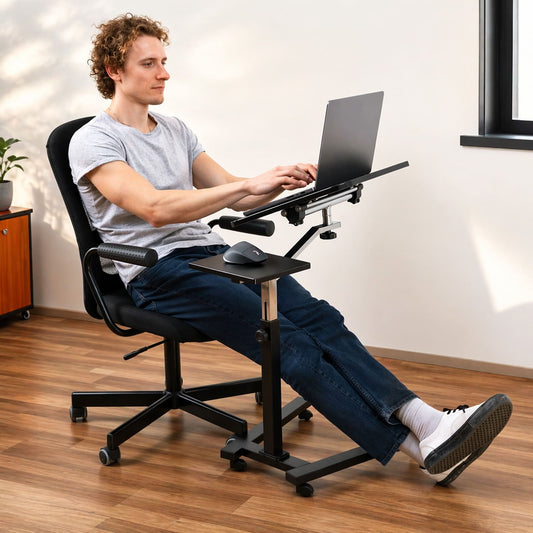 Laptoptisch, Laptoptisch Höhenverstellbar, Laptoptisch Bett, Laptoptisch Sofa, mit Rollen, Tatkraft Joy, Laptotisch kaufen