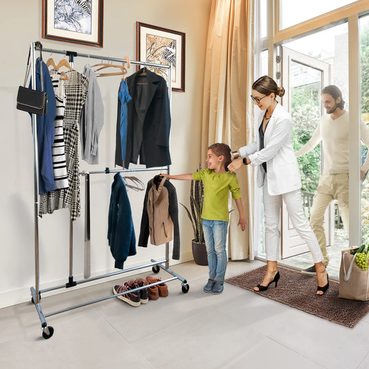 Kleiderständer, Kleiderständer Stabil, Kleiderständer auf Rollen, Schwerlast Kleiderständer. Kleiderständer Kinder
