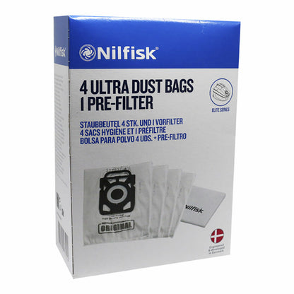 Ersatzbeutel für Staubsauger Nilfisk (4 Stück), 1