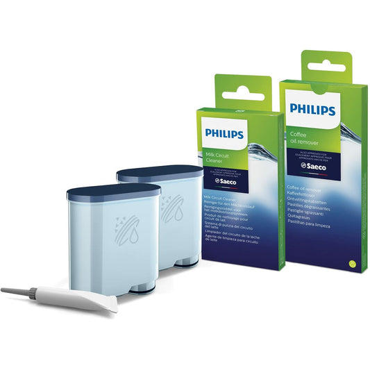 PHILIPS Wartungskit CA6707/10 - AquaClean für alle Philips/Saeco, Entkalker Kaffeemaschine, Entkalker Kaffeevollautomat