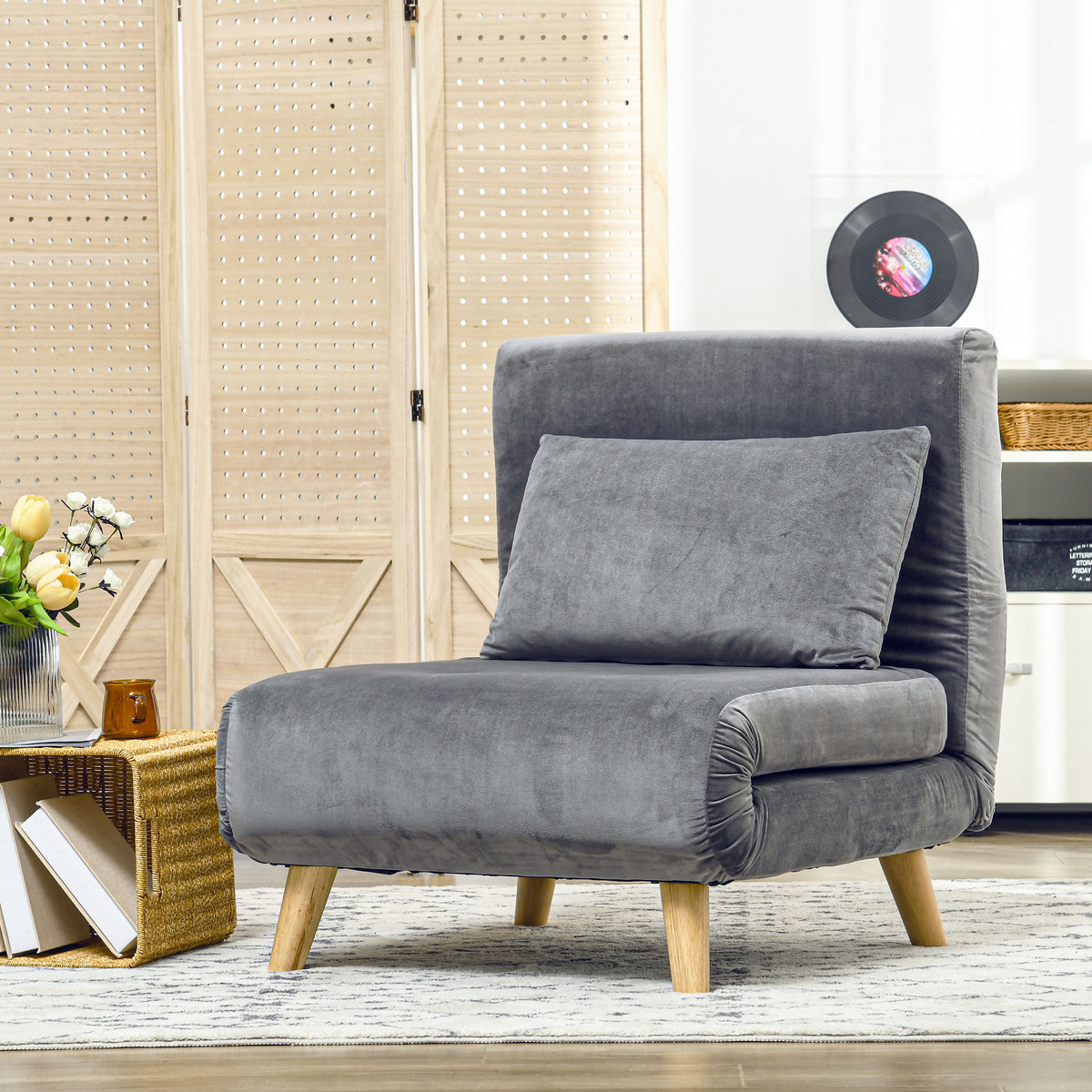 Schlafsofa, Schlafsessel, Klappsessel mit Bettfunktion –