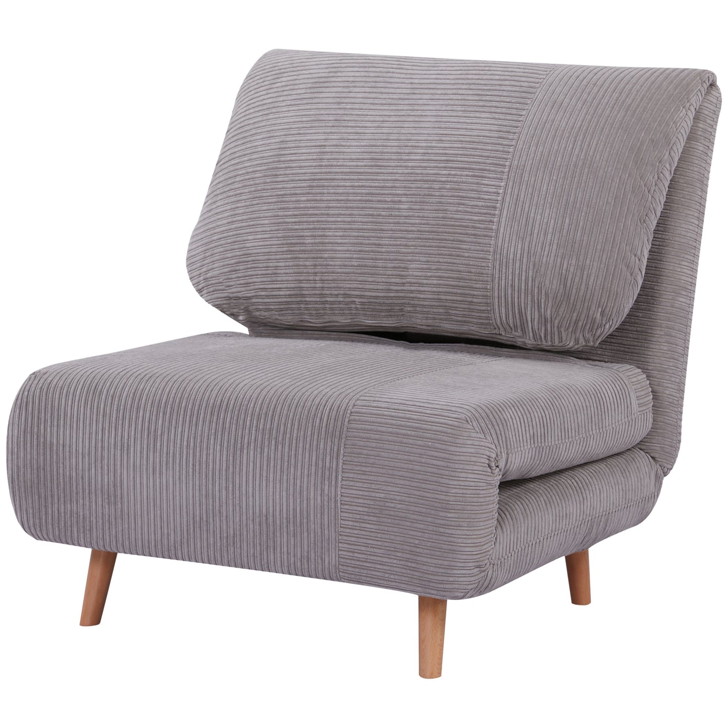 Schlafsofa, Schlafsessel, Verstellbar Klappmatratze Gästebett Klappbett, HOMCOM, 1