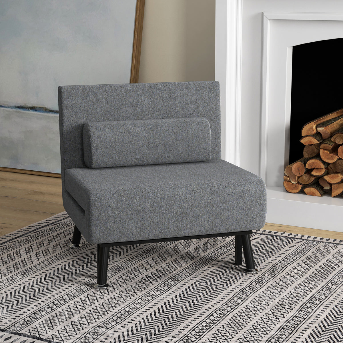 Schlafsofa, Schlafsessel, bis 150 Kg, HOMCOM –