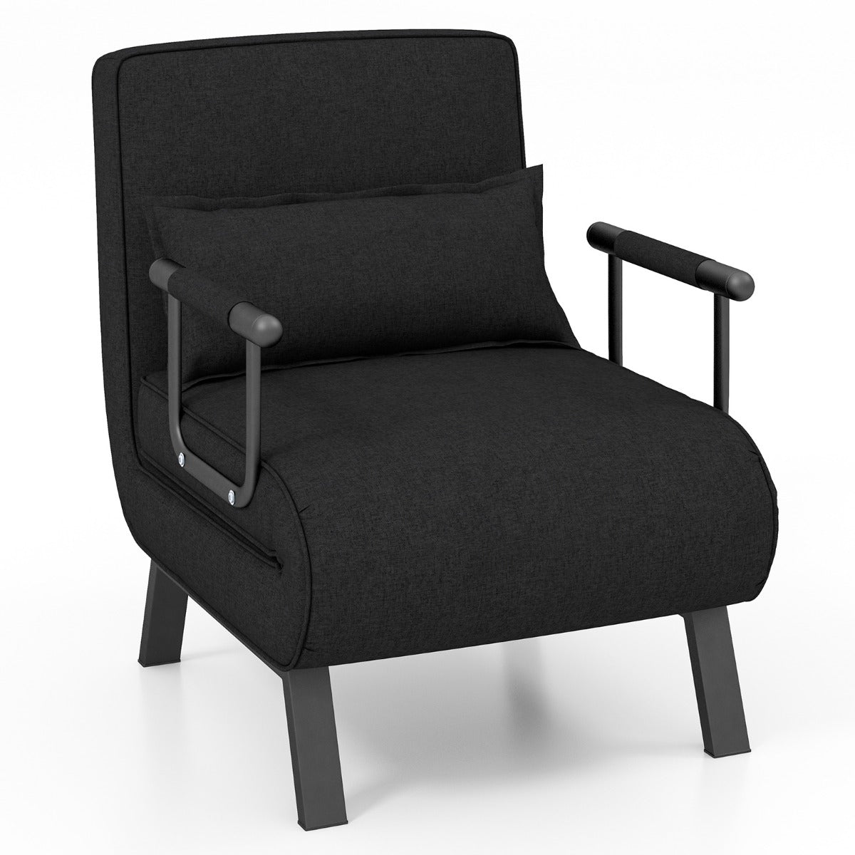 Schlafsofa, Sessel mit Schlaffunktion, Schlafsessel mit Bettfunktion, Klappsofa, mit verstellbarer Rückenlehne, Costway