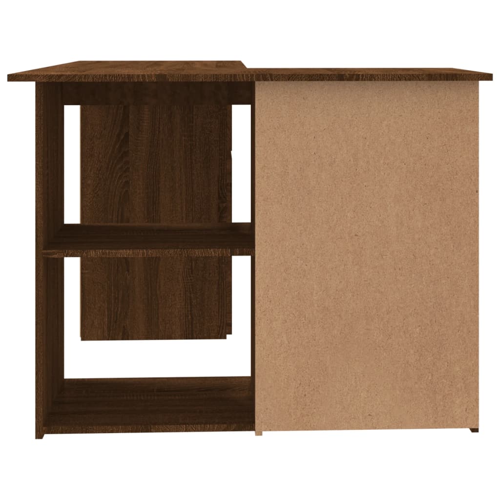 Schreibtisch, Eckschreibtisch, Schreibtisch mit Schublade, L Schreibtisch, Schreibtisch Holz, Holzwerkstoff, vidaXL, 6