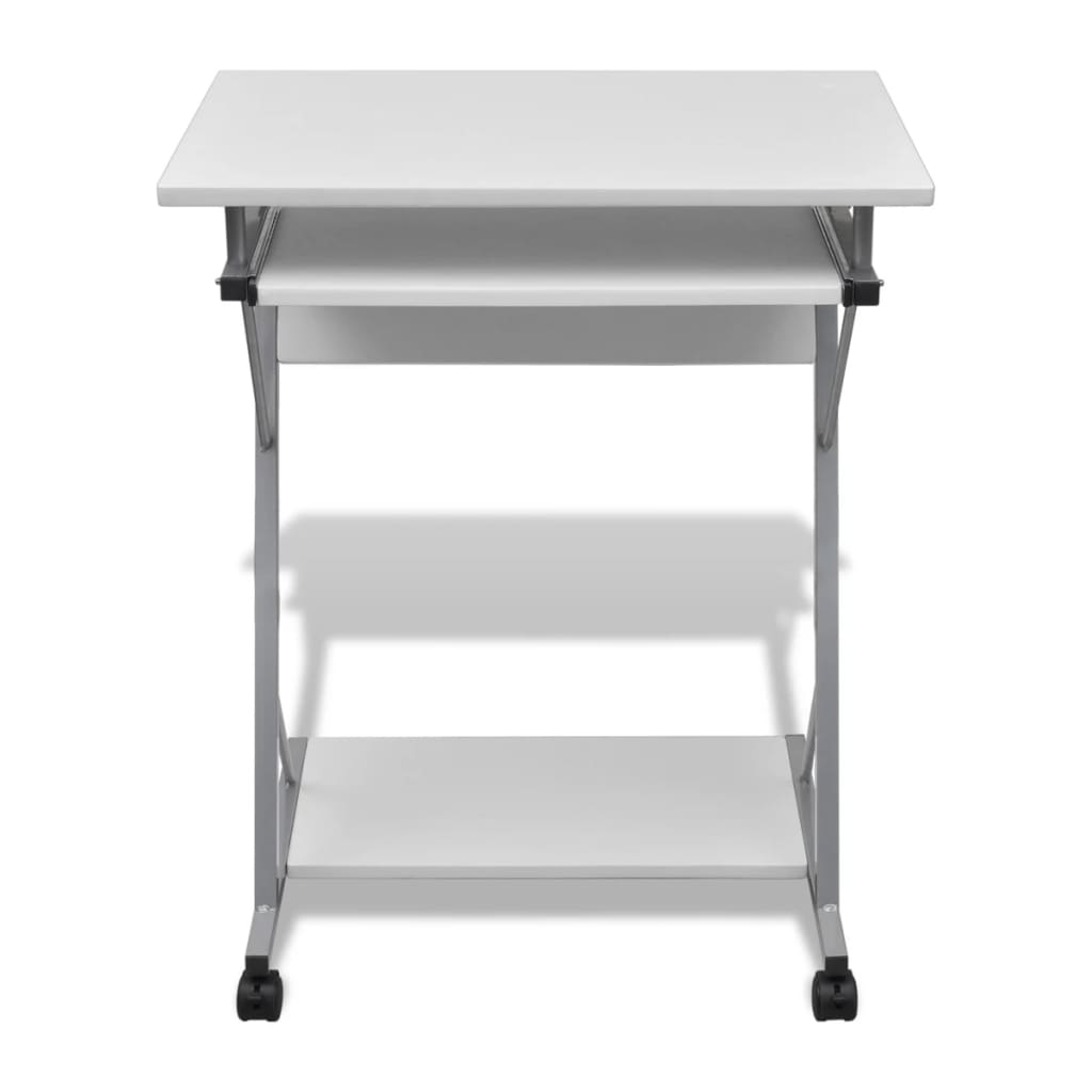 Schreibtisch, Kleiner Schreibtisch, Bürotisch, Laptoptisch, Schreibtisch Holz, Computerwagen, Costway, 2