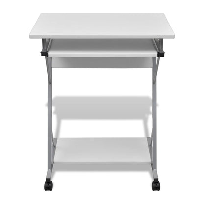 Schreibtisch, Kleiner Schreibtisch, Bürotisch, Laptoptisch, Schreibtisch Holz, Computerwagen, Costway, 2
