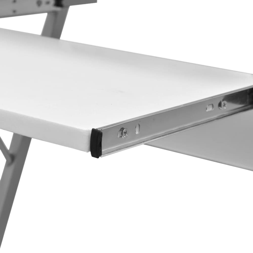Schreibtisch, Kleiner Schreibtisch, Bürotisch, Laptoptisch, Schreibtisch Holz, Computerwagen, Costway, 4