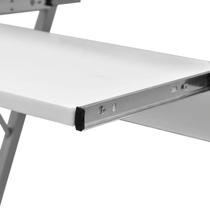 Schreibtisch, Kleiner Schreibtisch, Bürotisch, Laptoptisch, Schreibtisch Holz, Computerwagen, Costway, 4