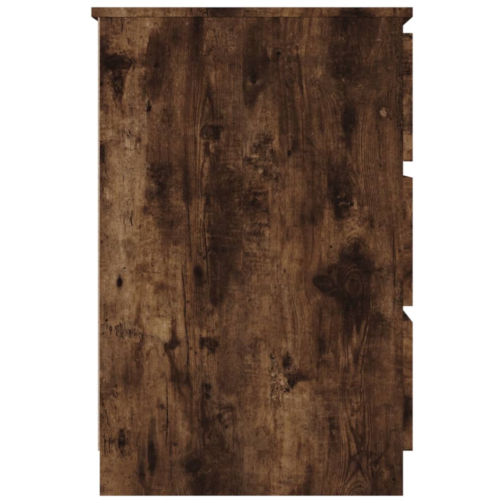 Schreibtisch, Räuchereiche, 140x50x77 cm Holzwerkstoff, vidaXL, 4