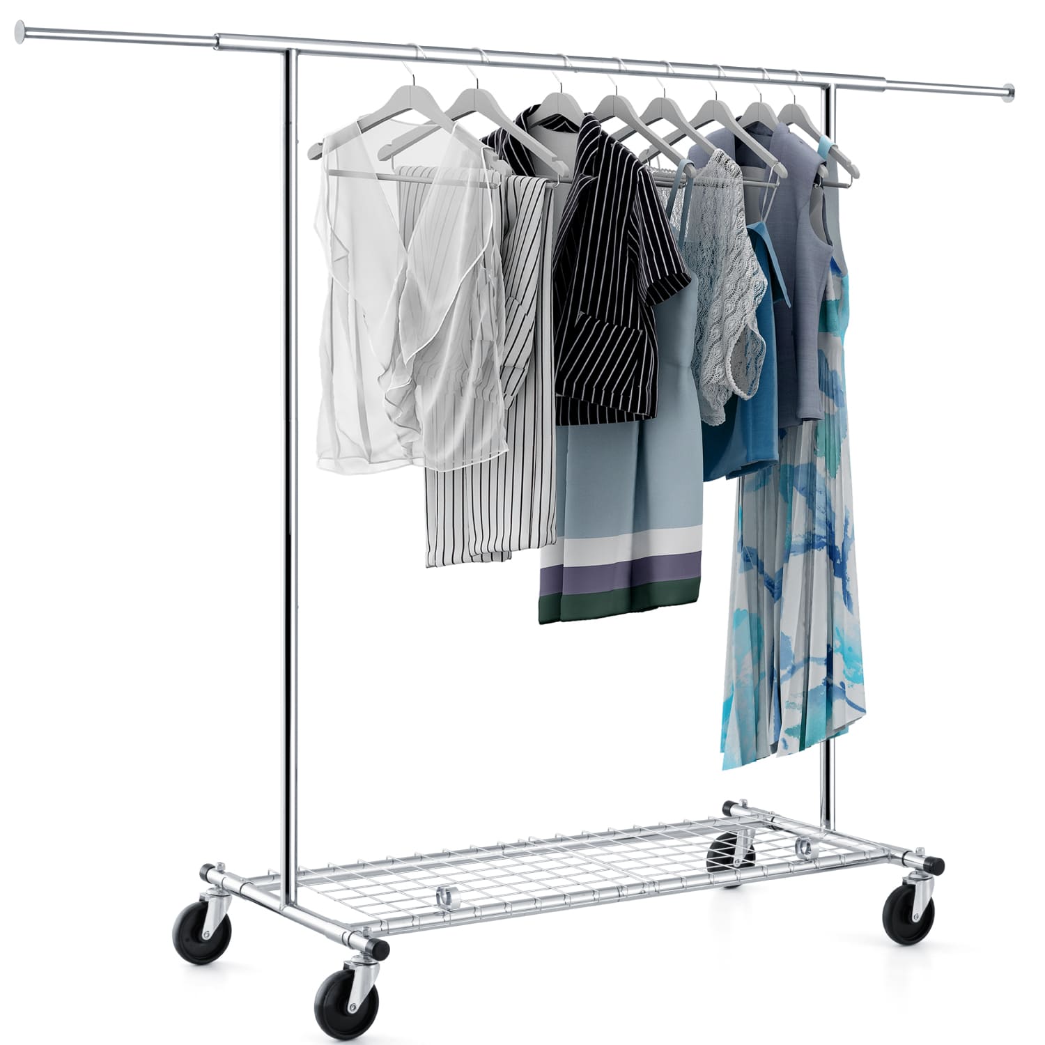 Stoffschrank, Faltschrank, Schwerlast Kleiderständer, bis 100 KG ,Kleiderständer mit Abdeckung, Tatkraft Duncan & Big,5