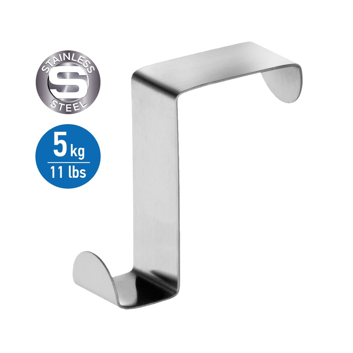 Türhaken zum einhängen, Tür Haken Für Küche Badezimmer, für 18 oder 40mm Türen, Tatkraft Seger, 4