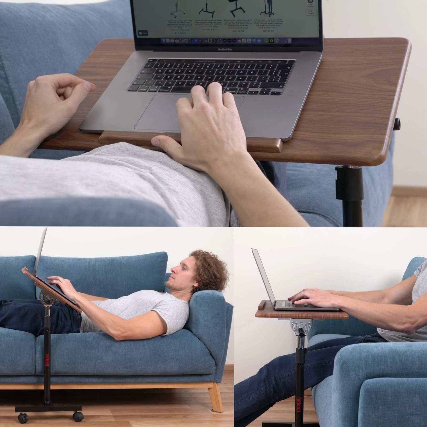 Laptoptisch, Laptoptisch Höhenverstellbar, Laptoptisch Sofa, Laptoptisch Bett, Laptoptisch Couch, Tatkraft Gain, 5