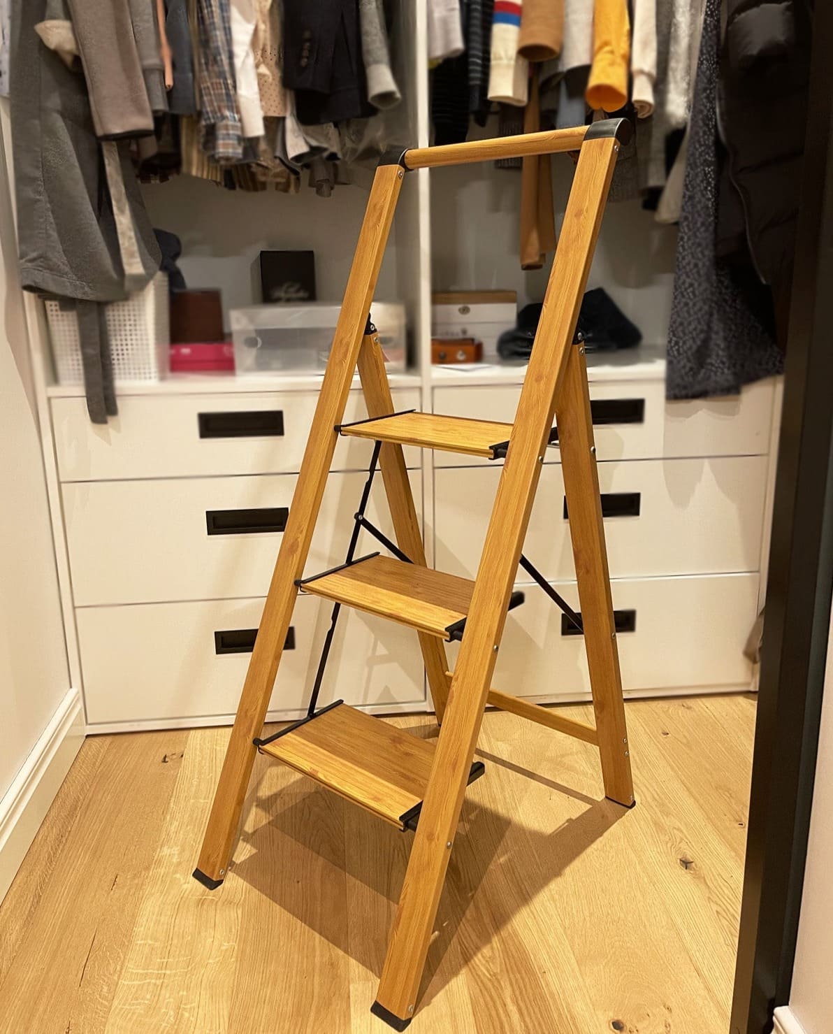 Trittleiter, Trittleiten 3 stufen, Trittleiter klappbar, Tatkraft Up