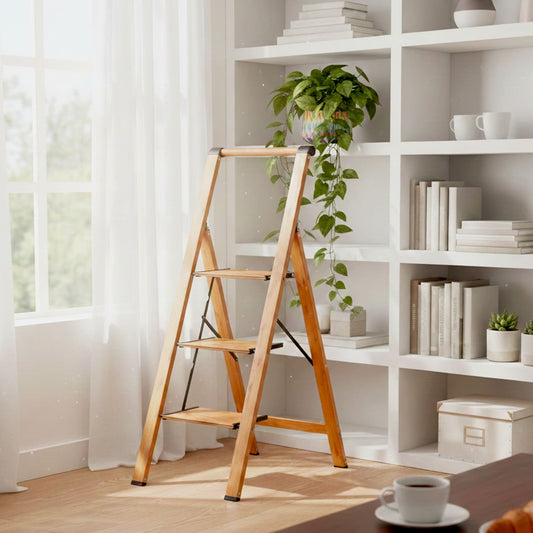 Trittleiter, Trittleiten 3 stufen, Trittleiter klappbar, Tatkraft Up, N