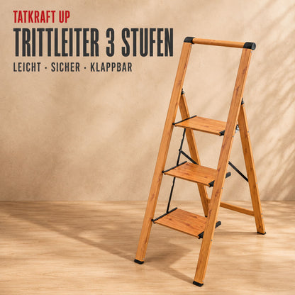Trittleiter, Trittleiten 3 stufen, leiter klappbar, Tatkraft Up, trittleiter kaufen