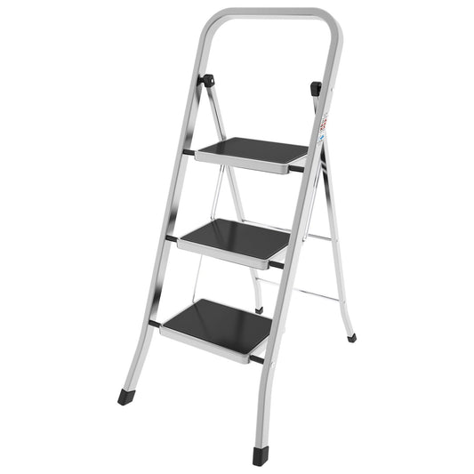 Trittleiter, Trittleiter klappbar, bis 150 kg, Colombo FACTOTUM ALUMINIUM 3 Stufen, Trittleiter kaufen