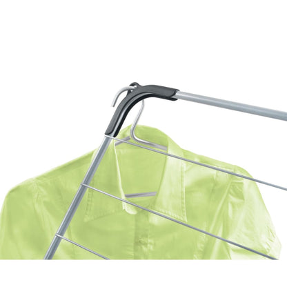 Turmwäscheständer, Trockenlänge 9,5m, Turmwäschetrockner, mit 3 Etagen, Wäscheständer Hoch, Metaltex Tec Concerto Slim, 4