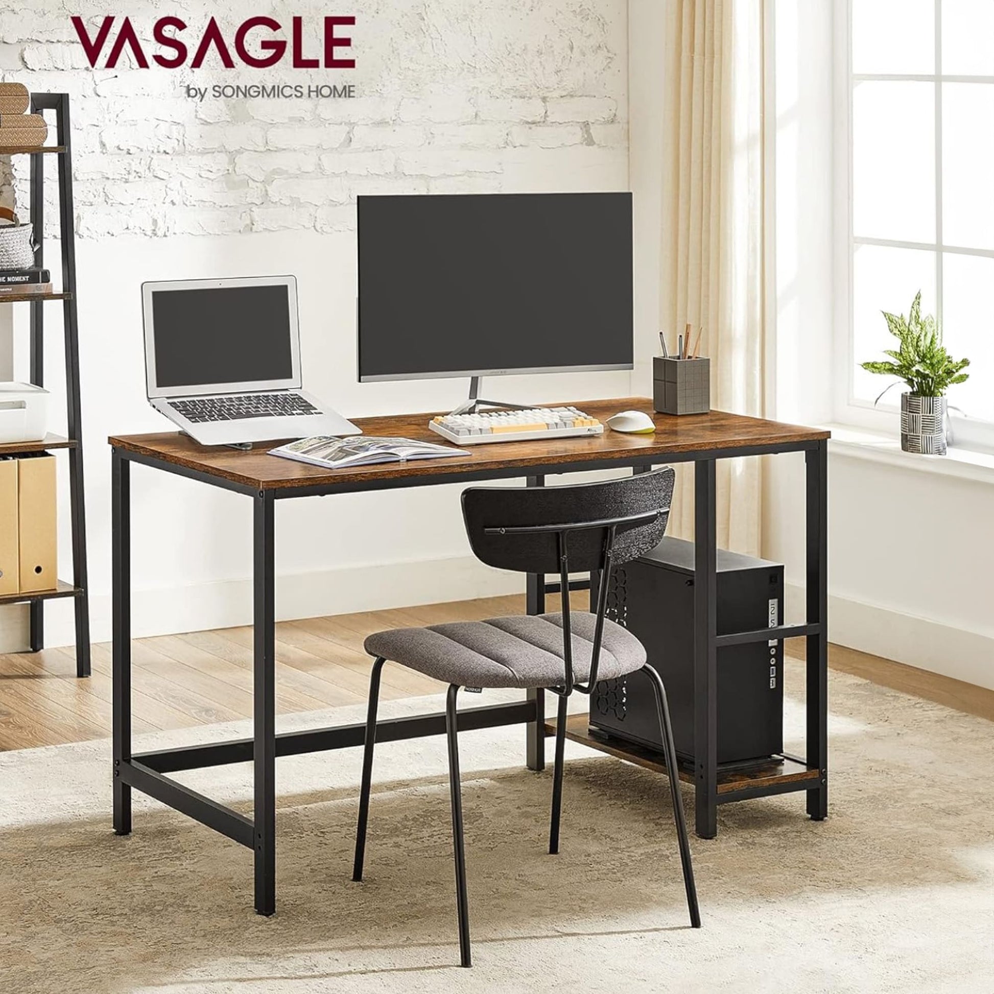 Schreibtisch, Computertisch, PC Schreibtisch, Computer Schreibtisch, Computer Tisch, Schreibtisch Computertisch, Vasagle, 7