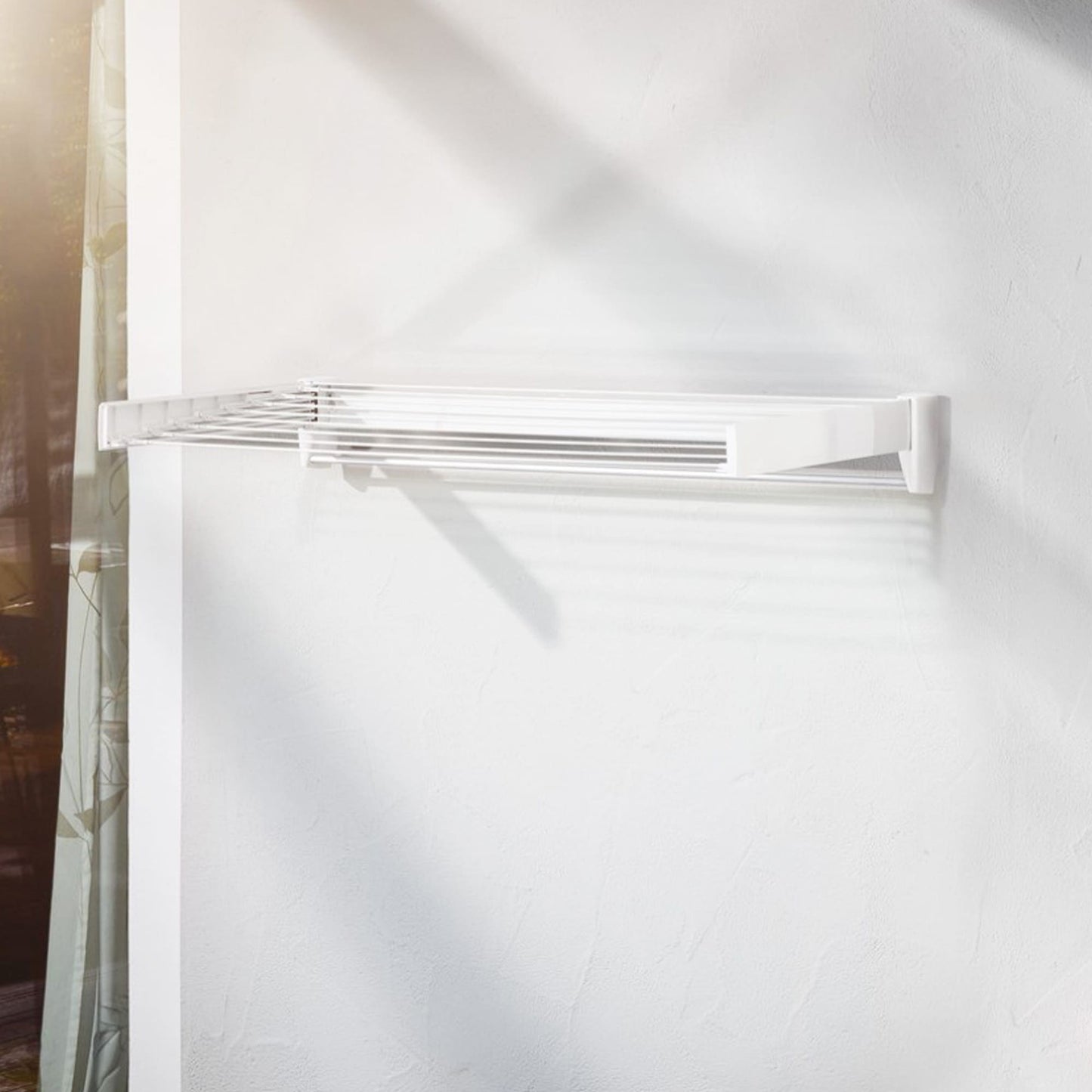 Wandwäschetrockner,  Wäscheständer ausziehbar, Wäscheständer wand, Wäscheständer platzsparend, Leifheit Telegant Plus 100, 6