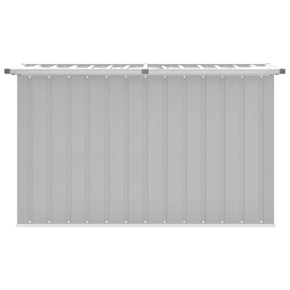 Gartenbox Metall, Gartenbox xxl, 149x99x93 cm, Aufbewahrungsbox garten, Werkzeugkasten, Verzinktem Stahl, Grau, vidaXL, 2