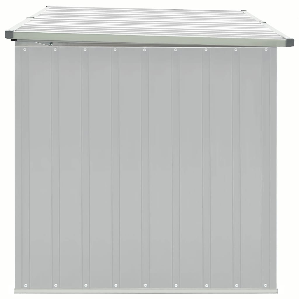 Gartenbox Metall, Gartenbox xxl, 171x99x93 cm, Aufbewahrungsbox garten, Werkzeugkasten, Verzinktem Stahl, Grau, vidaXL, 4