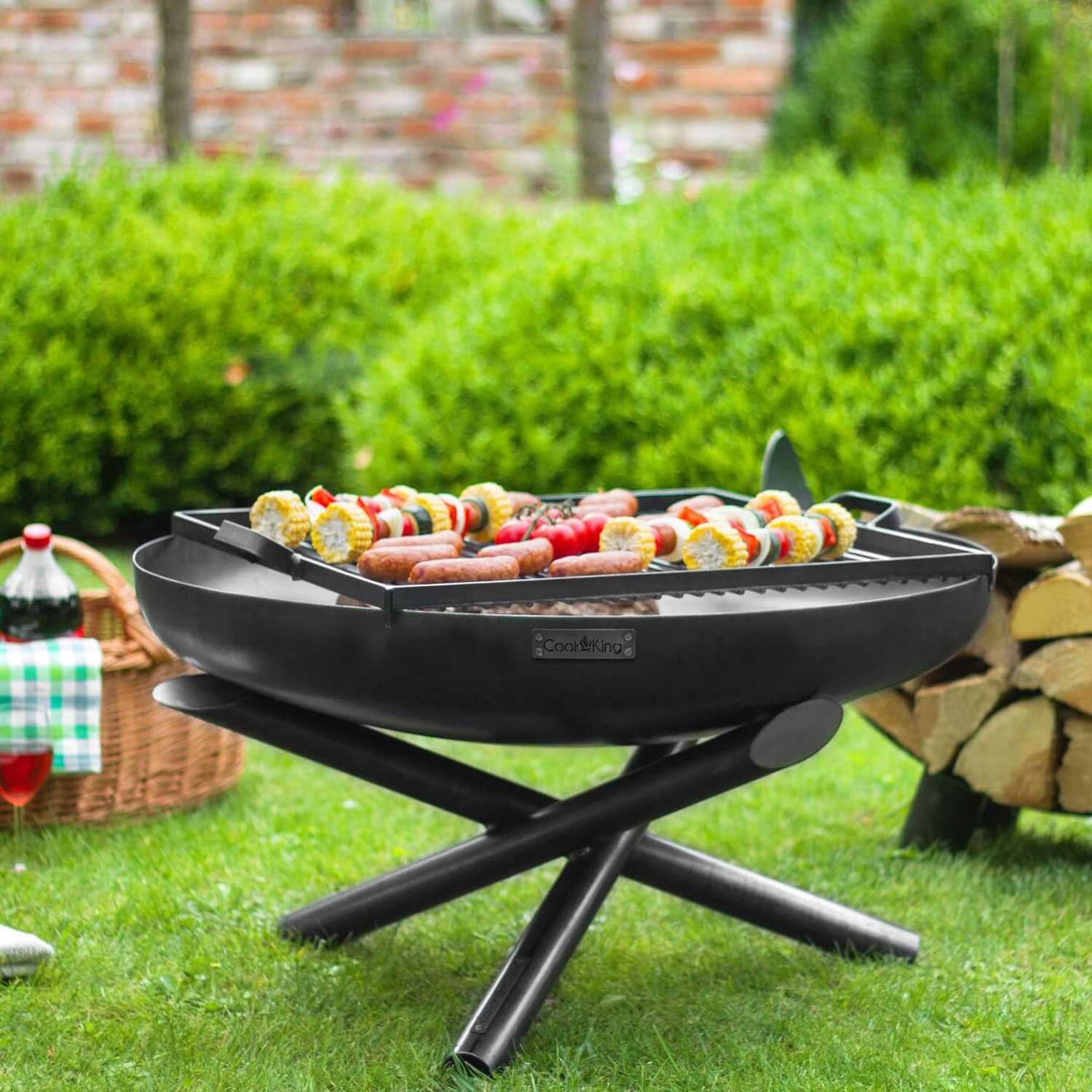 Feuerschale INDIANA Dia. 100cm, Cook King, 4