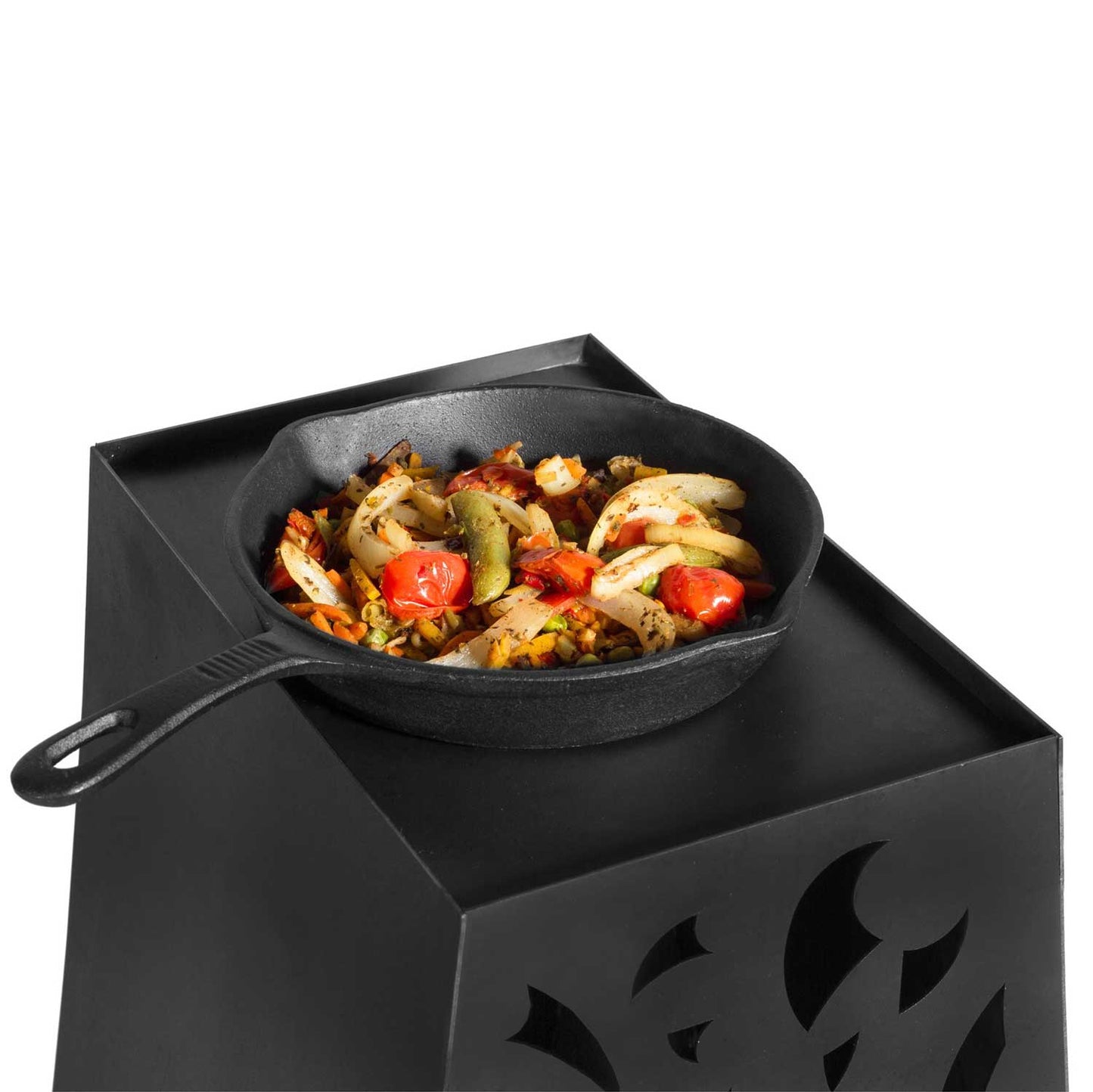 Gartenofen HAWANA, Outdoorgrill, Gartenkamin, Outdoor-Küchenofen, Garten-Kamin, Zeltofen Gartenofen, Handgemachte Qualität, 1