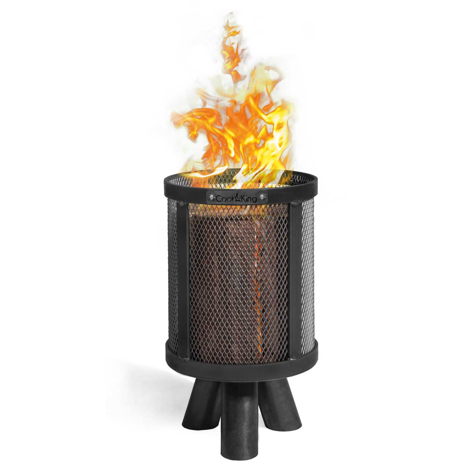Feuerkorb für Schwedenfeuer „PEDRO“, Feuerkörbe, Terrassenofen, Grill-Feuerkorb, Feuerschale, Handgemachte Qualität