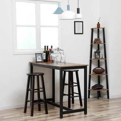 VASAGLE - Bartisch, hoher Schreibtisch, 120 x 60 x 90 cm, Stabiler Stehtisch, Tisch für Cocktails