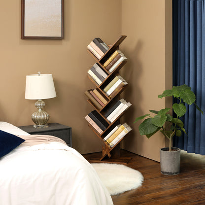 Vasagle - Das Bücherregal hat eine baumförmige, geometrische Struktur, die Ihren Büchern ein Zuhause und Ihrer Einrichtung eine Bühne bietet